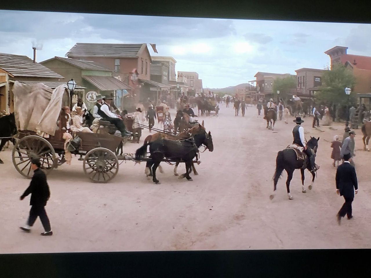 Scene from the film Tombstone, a design inspiration at 1983 Hatters